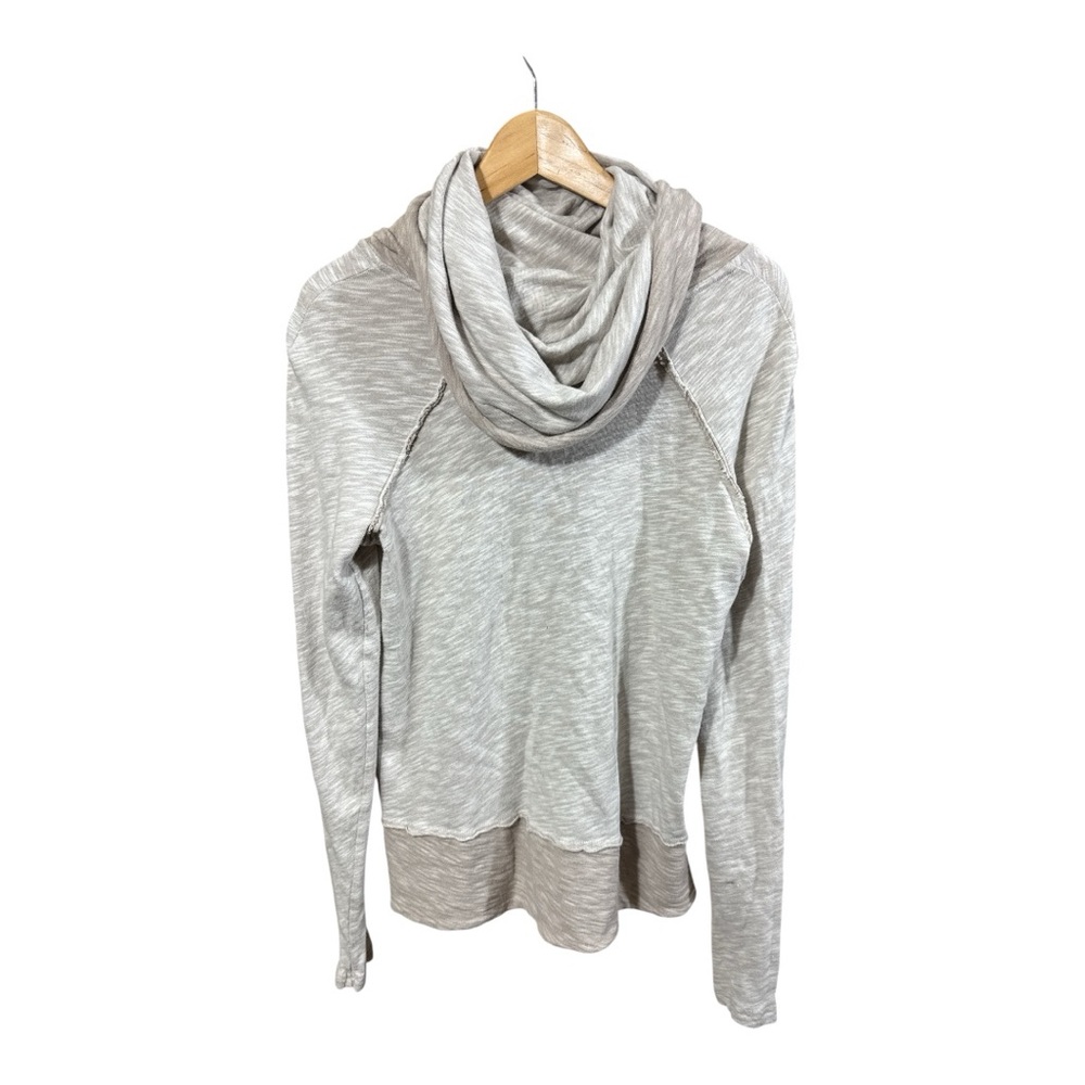 Free People Beach Beige Cocoon Cowl Neck Knit Sweater Tunic - Picture 10 of 15